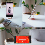 Mobile Phone Grip Talk Holder Magnet Smart Talk Smart Ring Finger Ring Metal Silver, Metal Black, Rose Gold (Metal Silver)