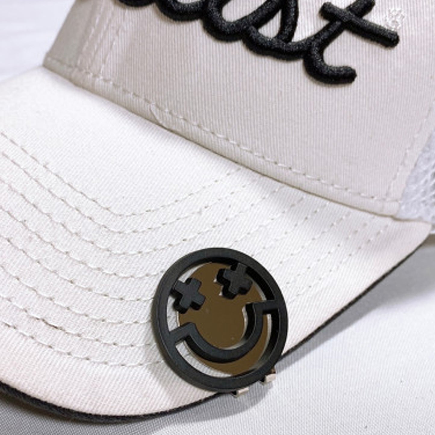 Golf Maria Smile Mark Golf Ball Mark Ball Marker 6 Types 1 Set Ball Mark Hat Clip Magnet Clip