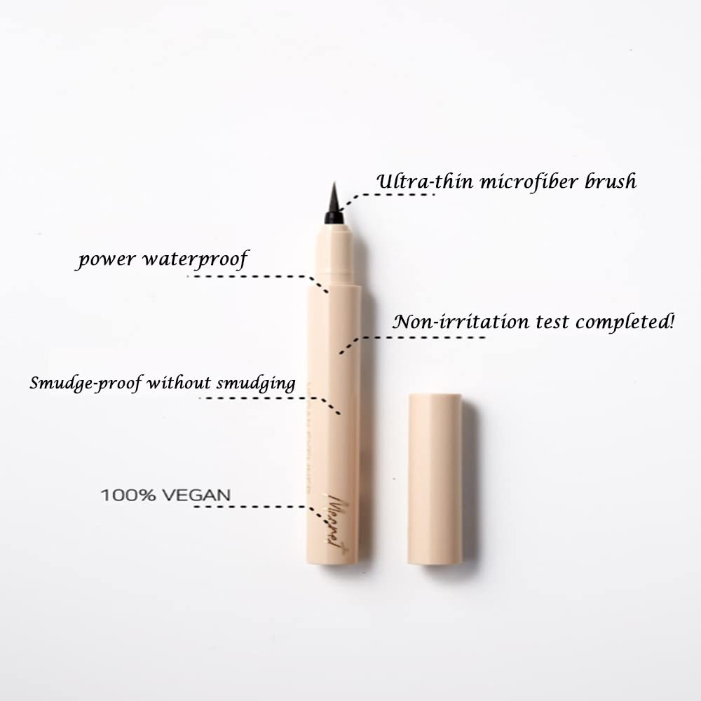 Secret Unbungee Washable Vegan Brush Pen Eyeliner 2 Colors / Pen Eyeliner