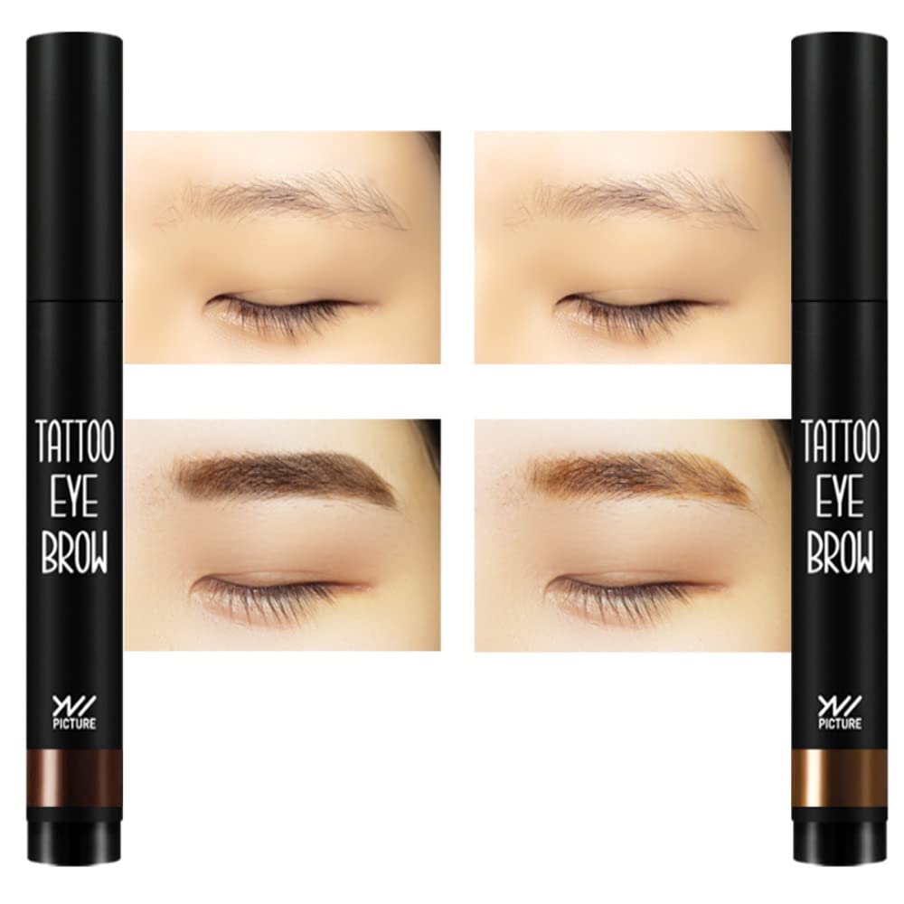 IM' UNNY Picture Tattoo Pen Eyebrow 2 Colors / Eyebrow Pen Tattoo
