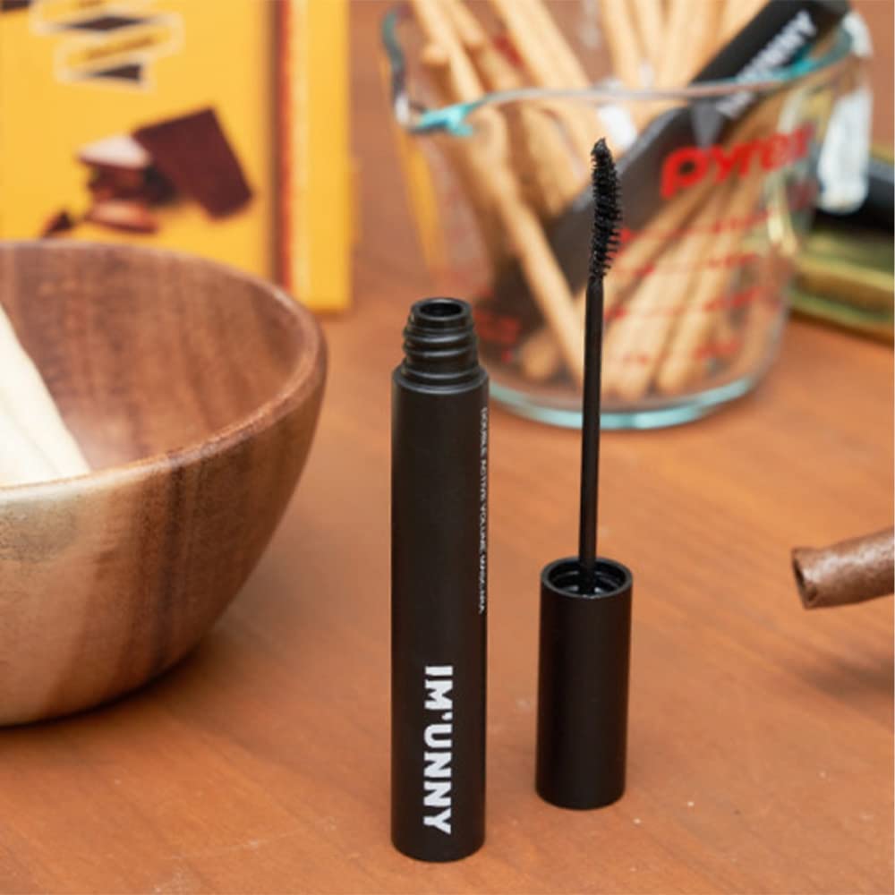 IM' UNNY Double Active Volume Mascara 2 Colors 8.5g / Color Fixer Eye Makeup / Waterproof Under Lash