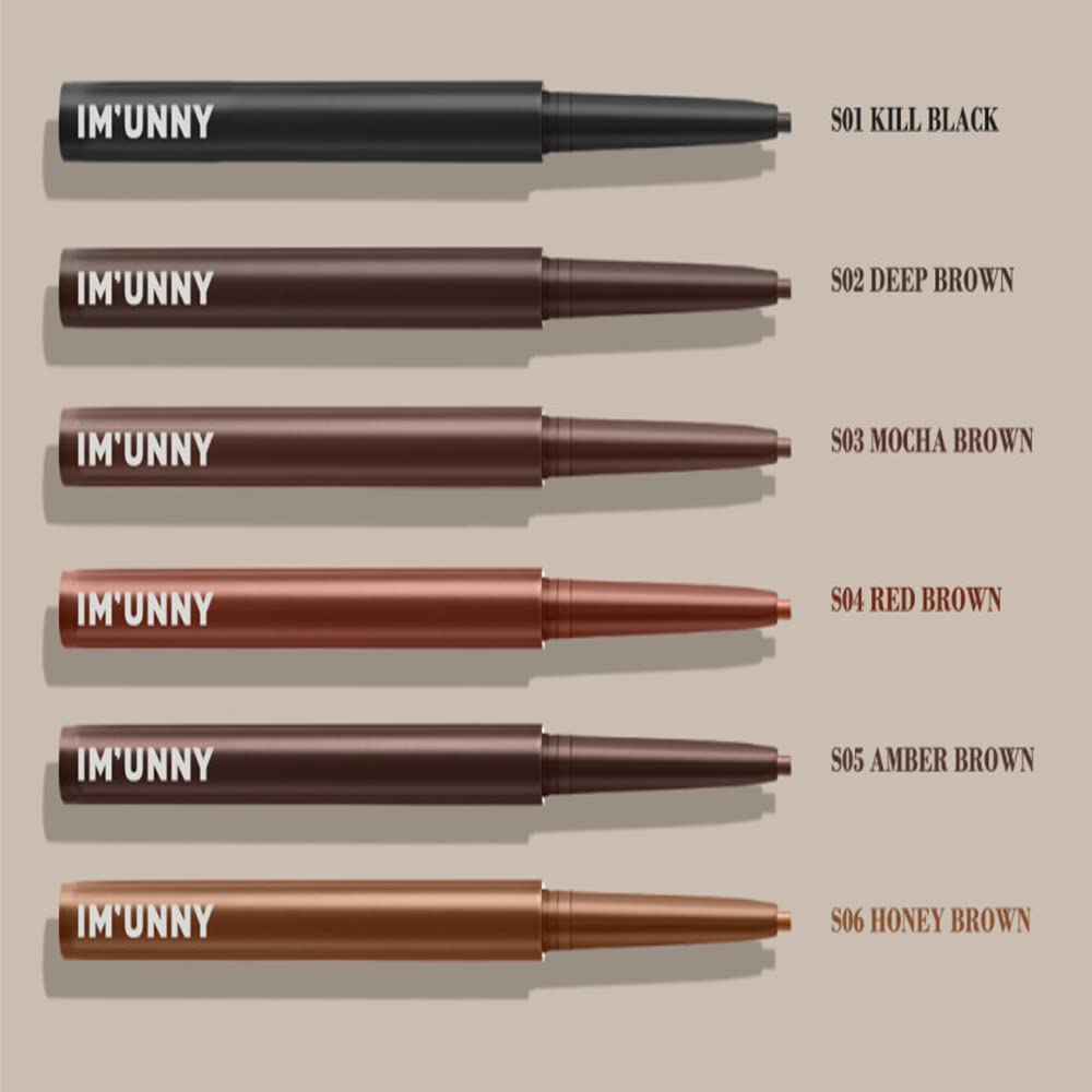 IM' UNNY Skinny Fit Slim Pencil 6 Color Gel Eyeliner / Mucosal Shading Eyeliner / Long Lasting Eyeliner