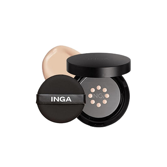 INGA Light Fitting Tattoo Cushion , Airy-Light , Skin Fit , Long Lasting Korean Cosmetic (Light Vanilla)