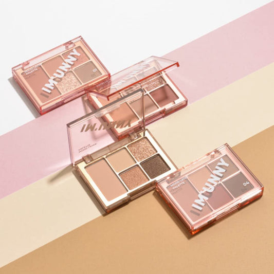 IM' UNNY Mood Layer Eye Shadow Palette 5.5g 4 Color Cheek/ Cheek Highlight / Highlighter Shadow