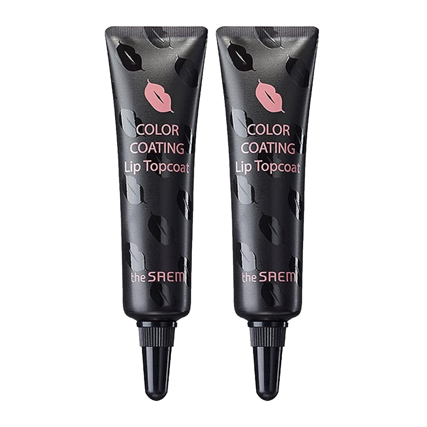 The SAEM Color Coating Lip Topcoat No Smudging Long Lasting Coating Effect 150ml (2 piece)