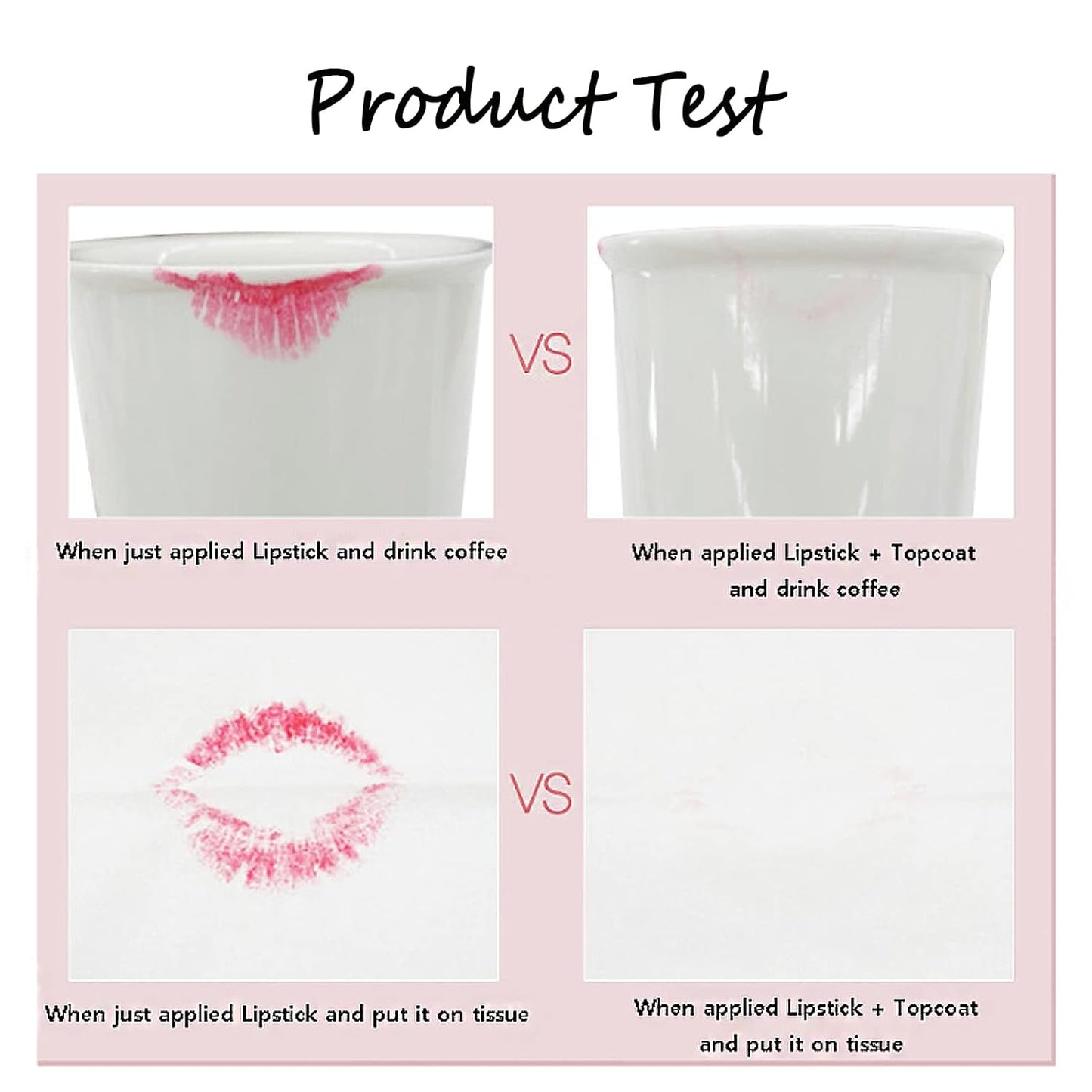 The SAEM Color Coating Lip Topcoat No Smudging Long Lasting Coating Effect 150ml (2 piece)