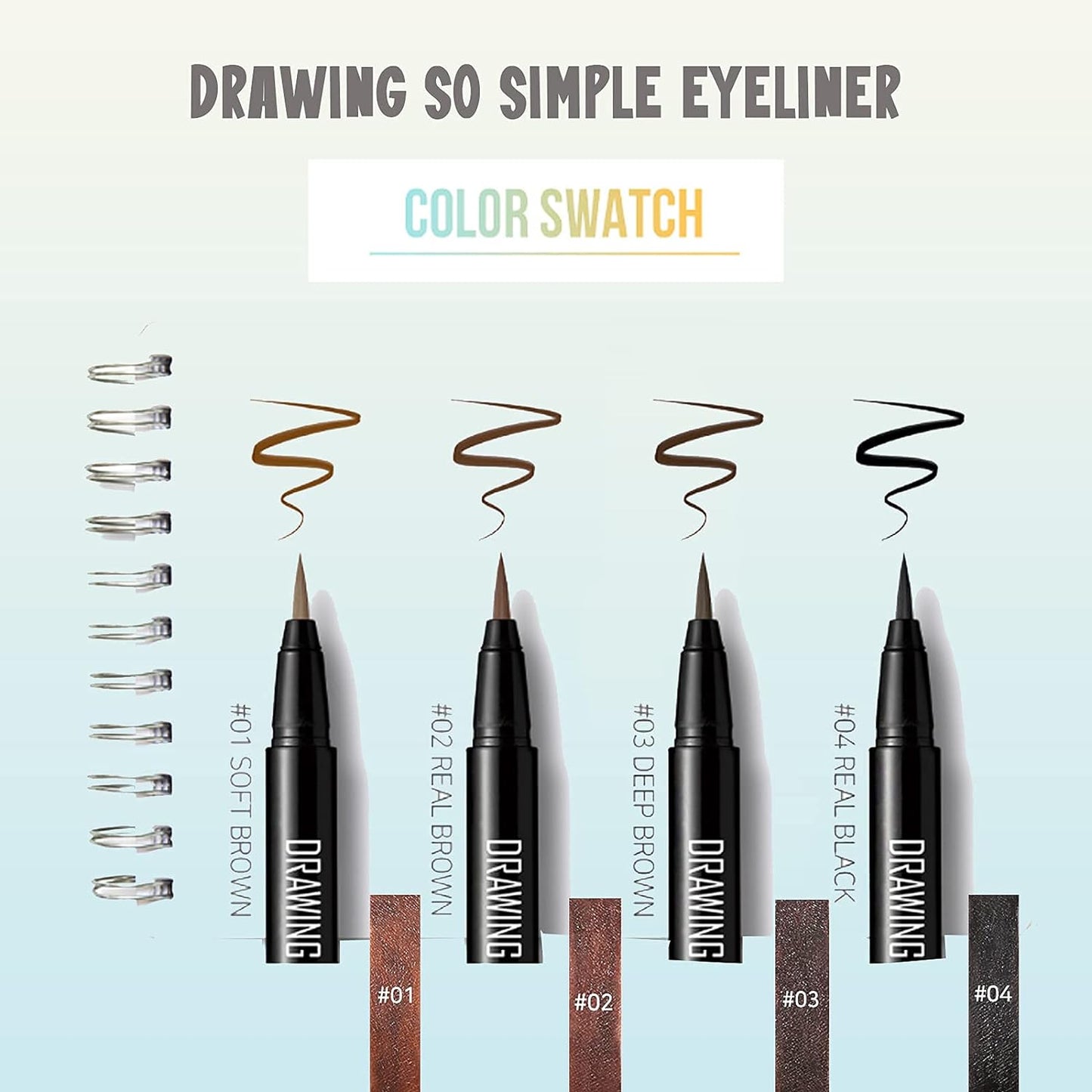 DIPODEUR Drawing So Simple Eyeliner + Drawing So Simple Mascara