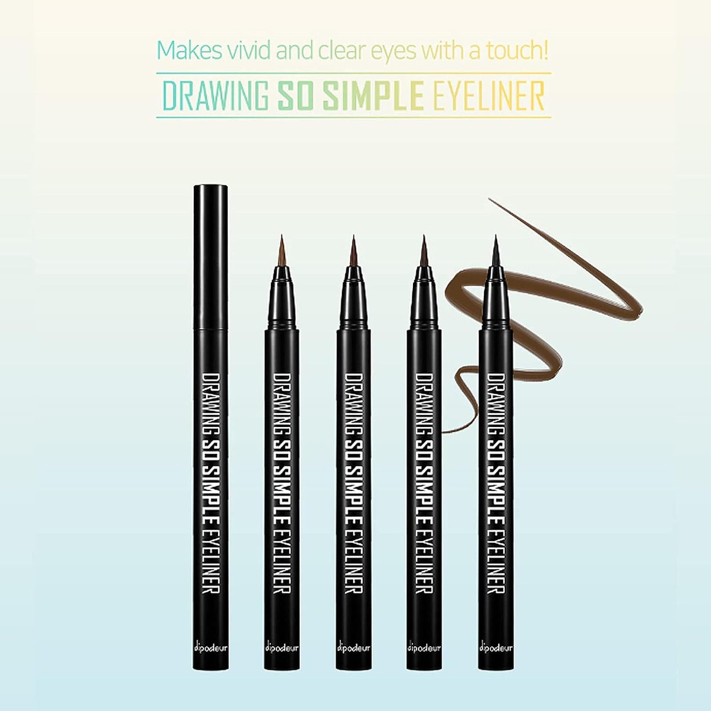 DIPODEUR Drawing So Simple Eyeliner + Drawing So Simple Mascara