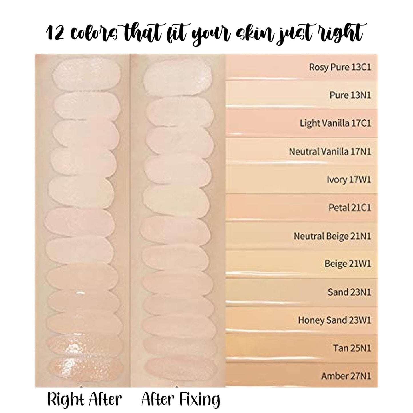 ETUDE HOUSE Double Lasting Foundation, SPF35/ PA++, High Coverage Weightless Foundation, 24-Hours Lasting Double Cover