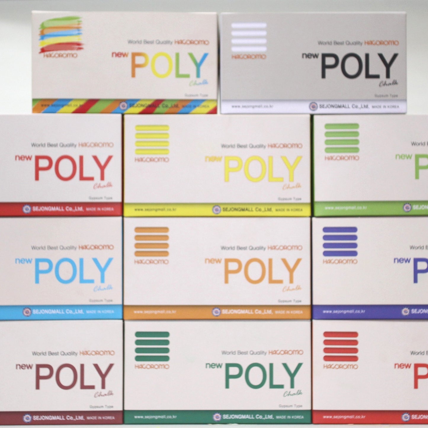 New Poly Yellow Green 100pcs 1LargeBox (30Box 3,000pcs)