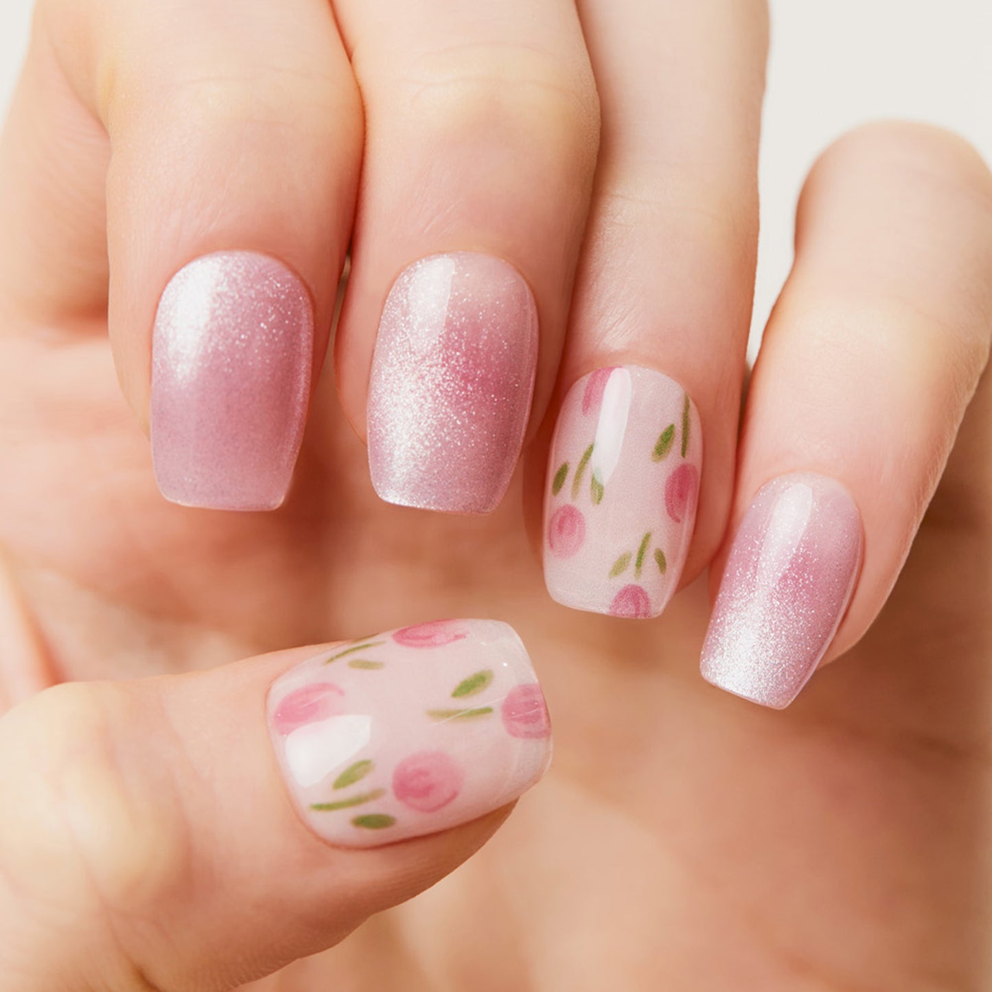 Dreamy Day Nail (Round Square)