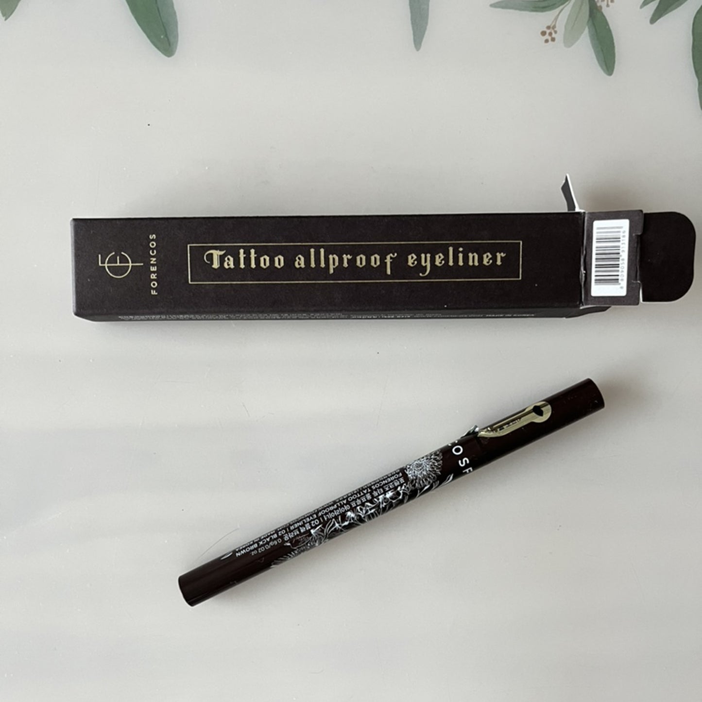 Forencos Tattoo Wolf Loop Eyeliner Black Brown 2ea