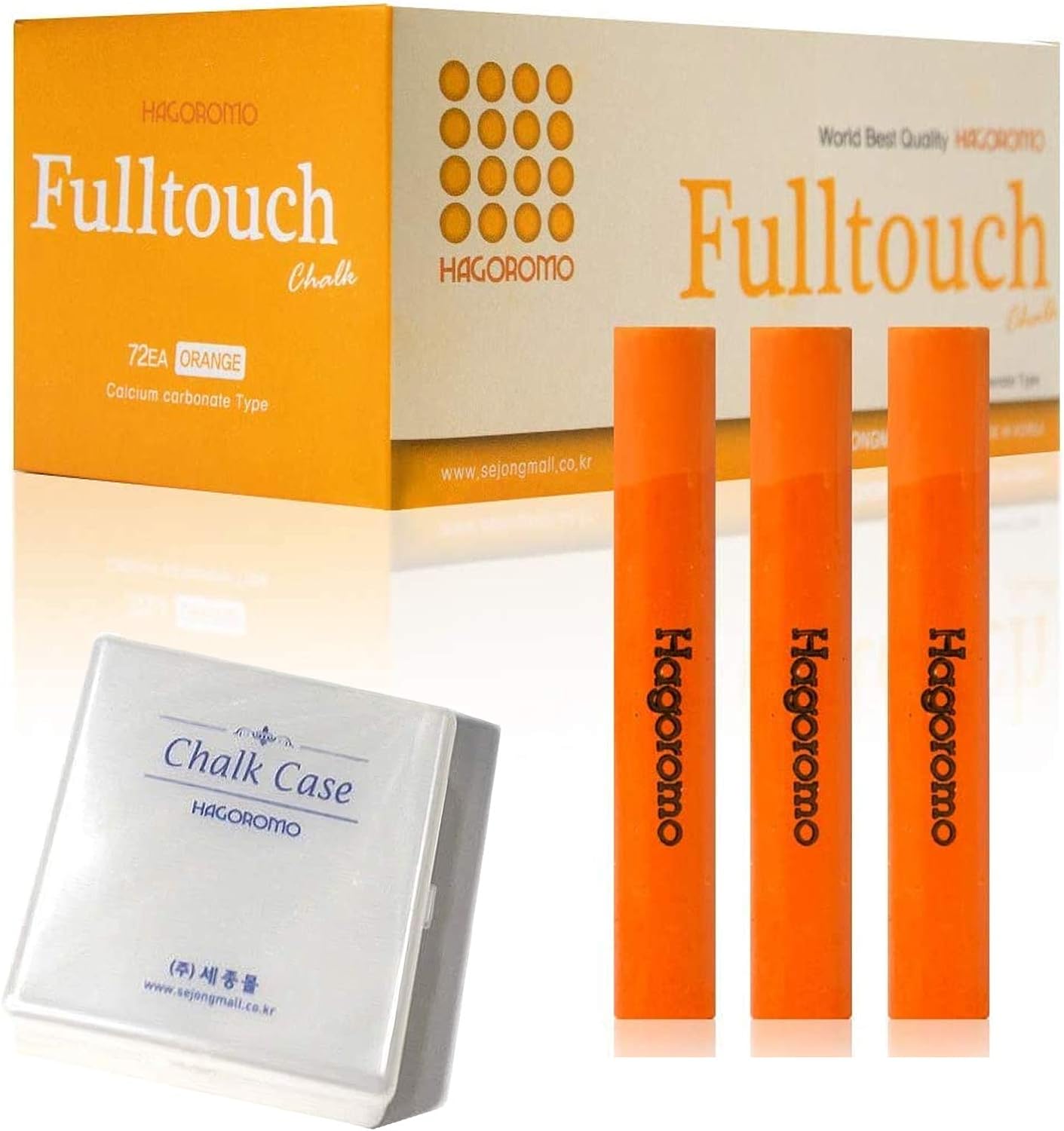 Hagoromo Fulltouch Chalk 72pcs + Chalk Case (Yellow + case)
