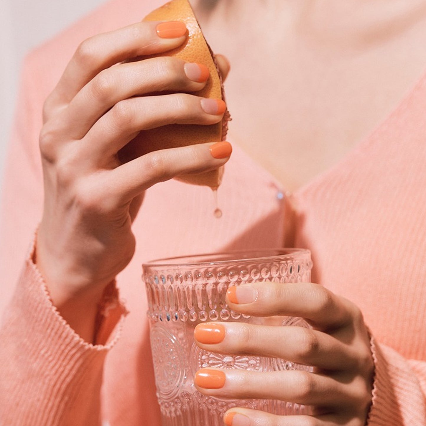 N Creamy Apricot Nail