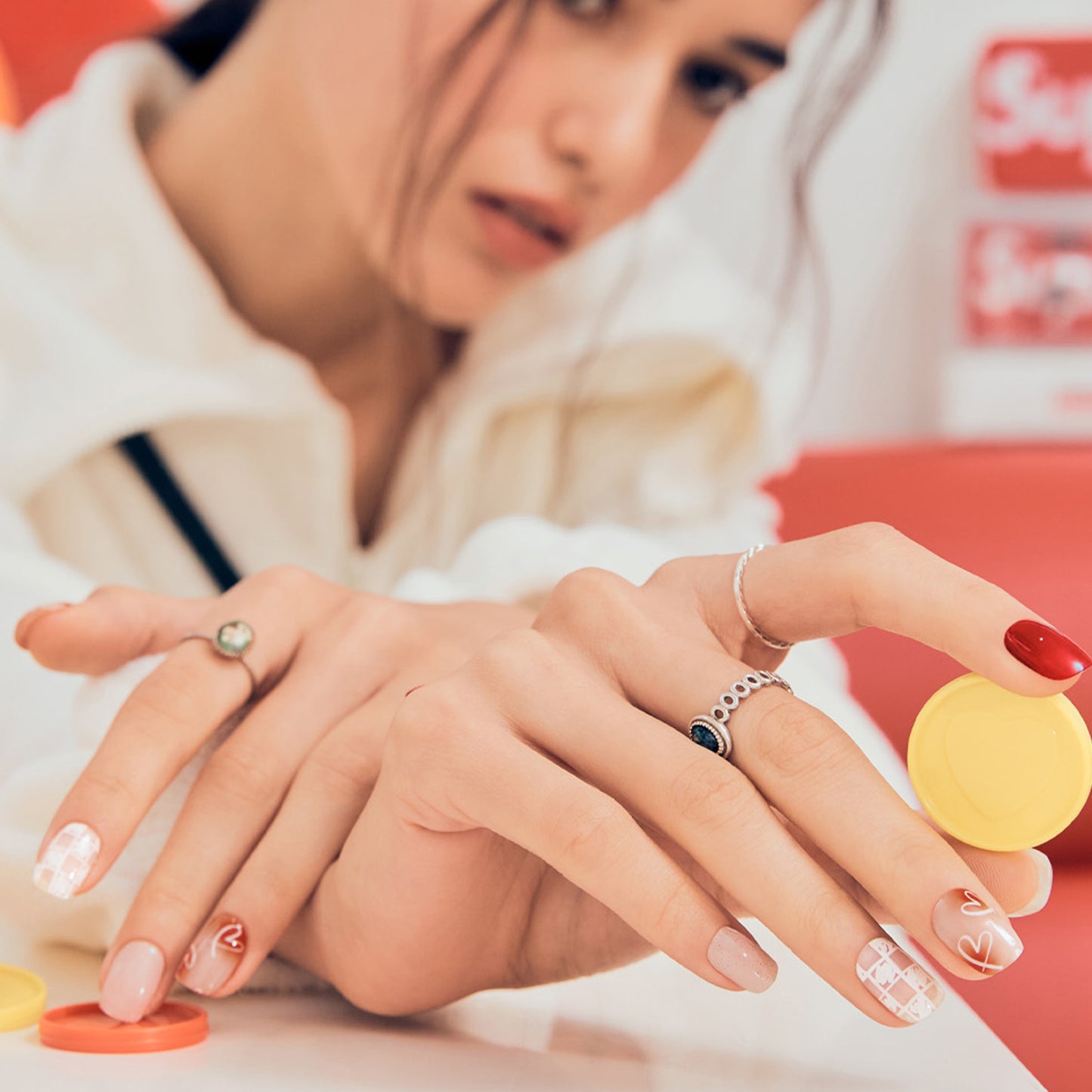 N Love Sign Nail