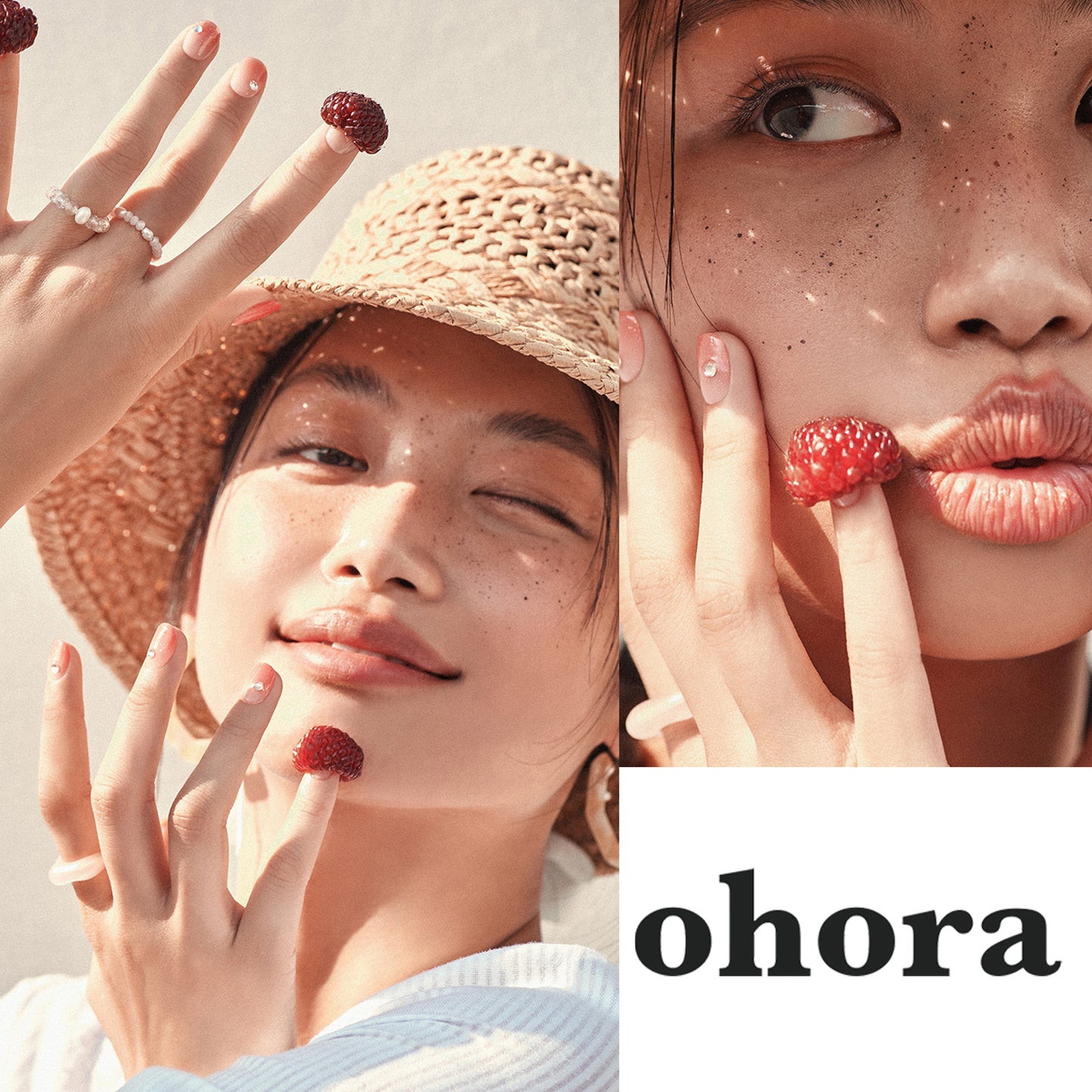 Ohora (N Coral Sunset Nails)