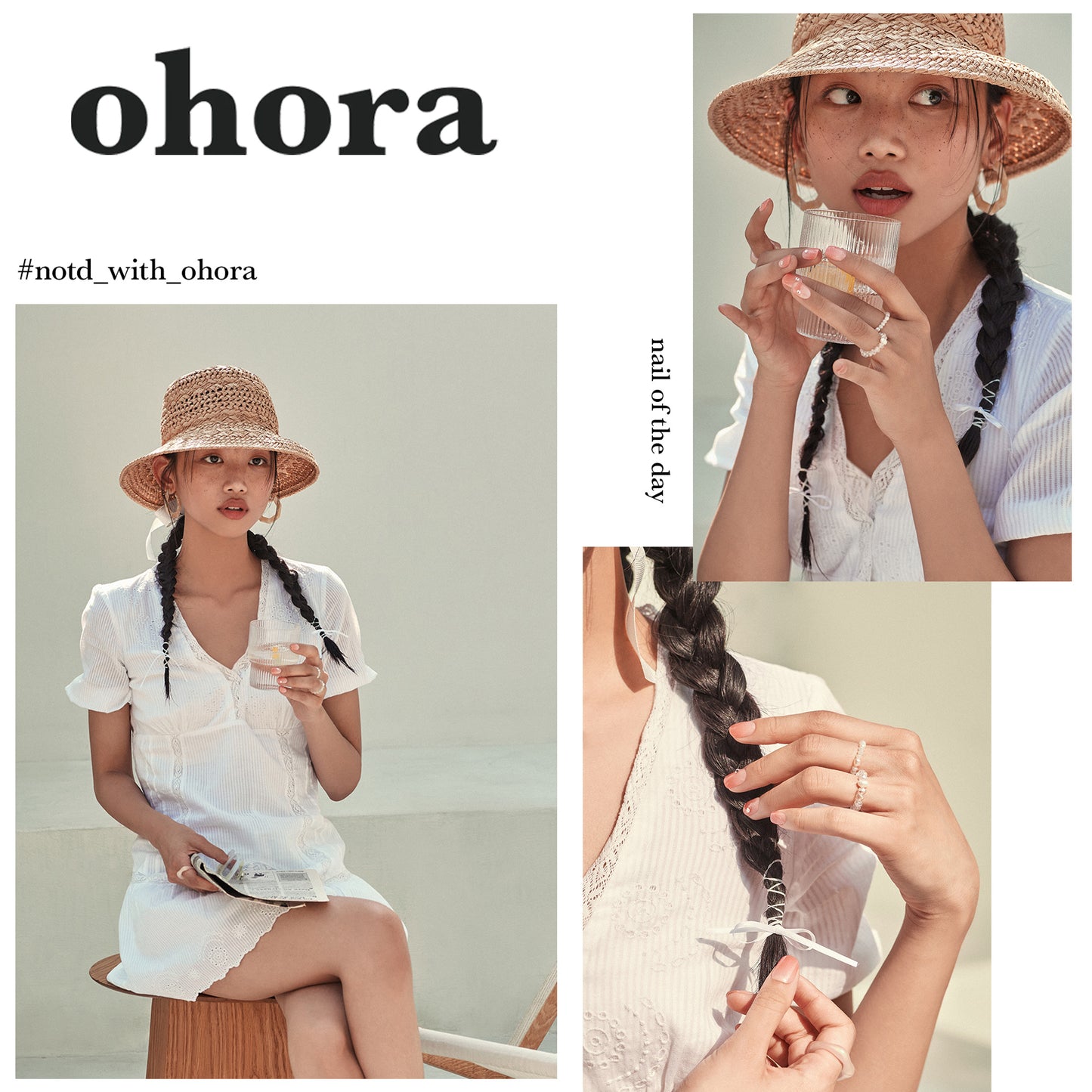 Ohora (N Coral Sunset Nails)