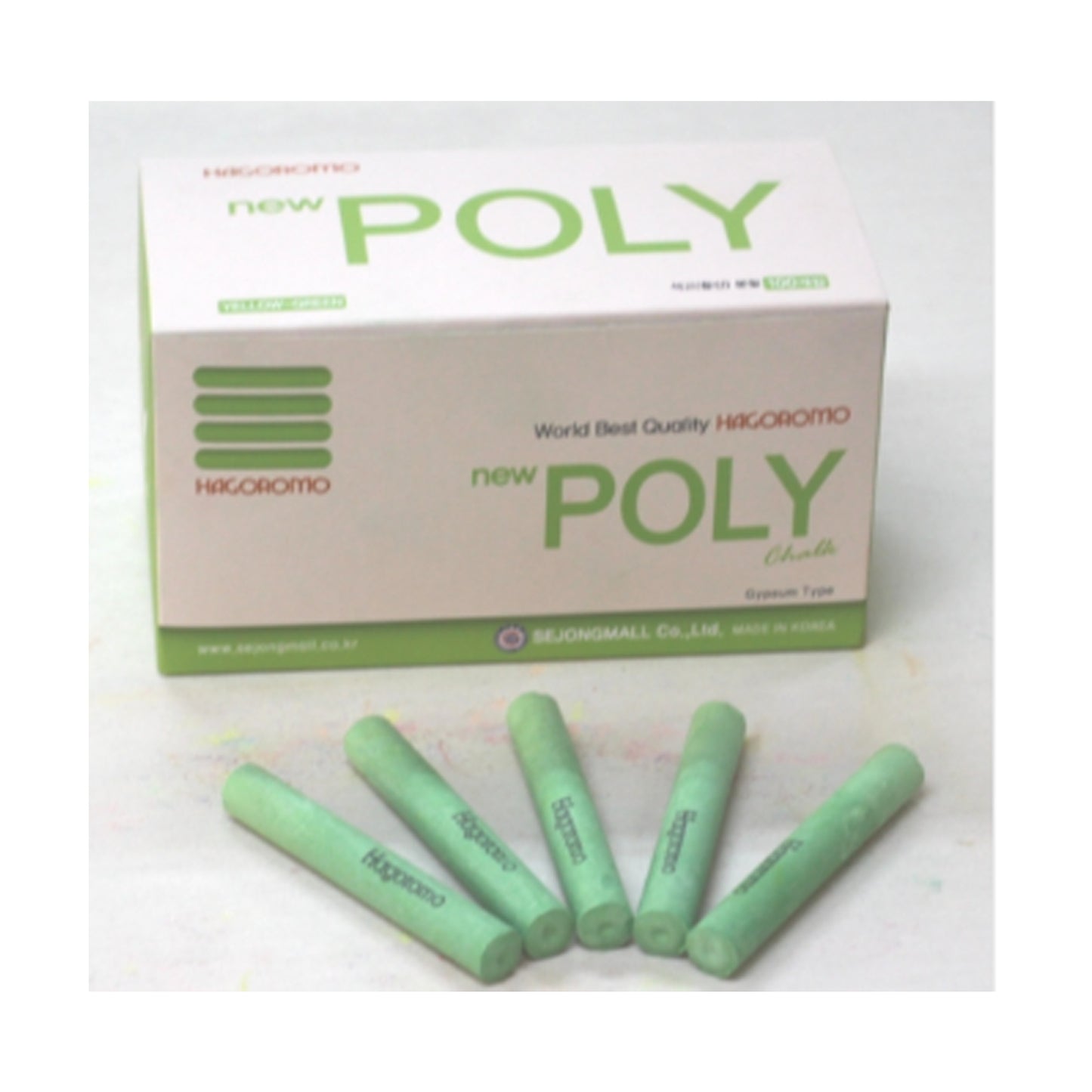New Poly Yellow Green 100pcs 1LargeBox (30Box 3,000pcs)