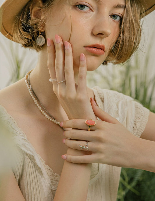 Ohora sticker N Peach Latte Nails