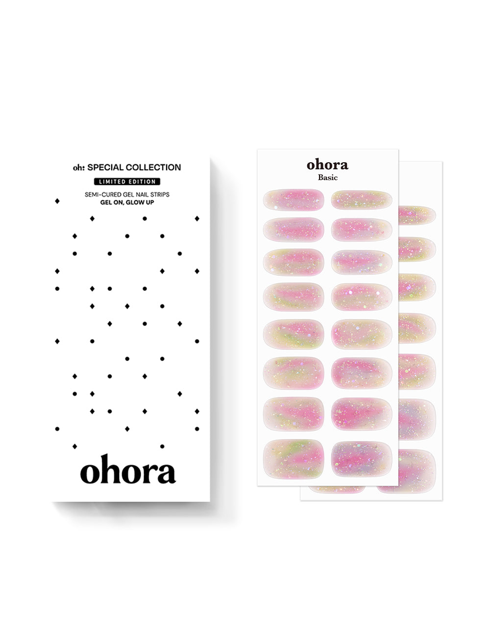 Ohora sticker N Rainbow Night Nail