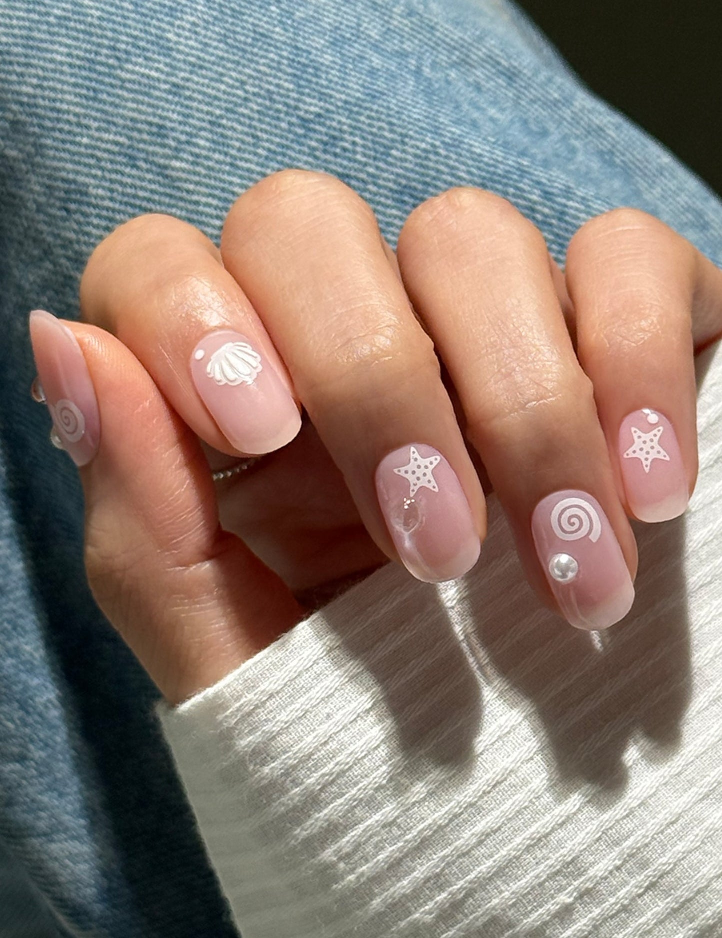 Ohora sticker N Seashell Love Nail