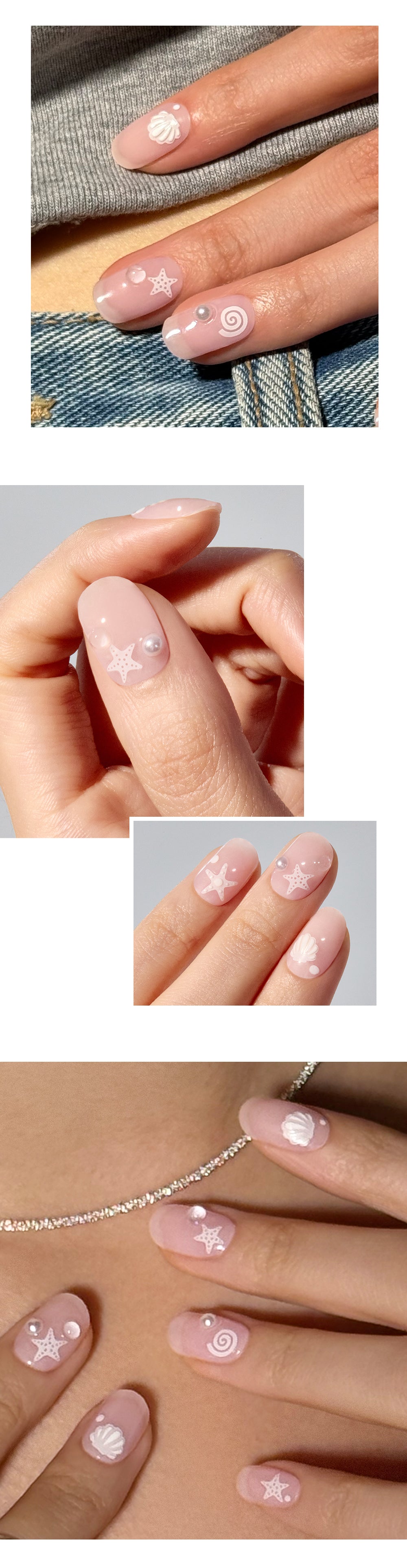 Ohora sticker N Seashell Love Nail
