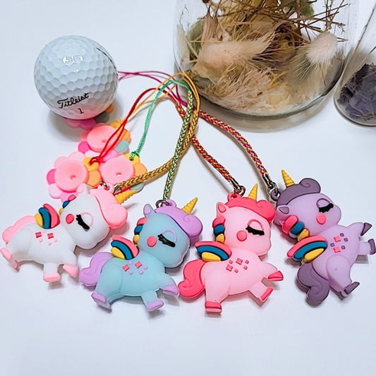 Pastel Unicorn Golf Tee Rack 4 Type of Golf Tee Holder Buddy Supplies