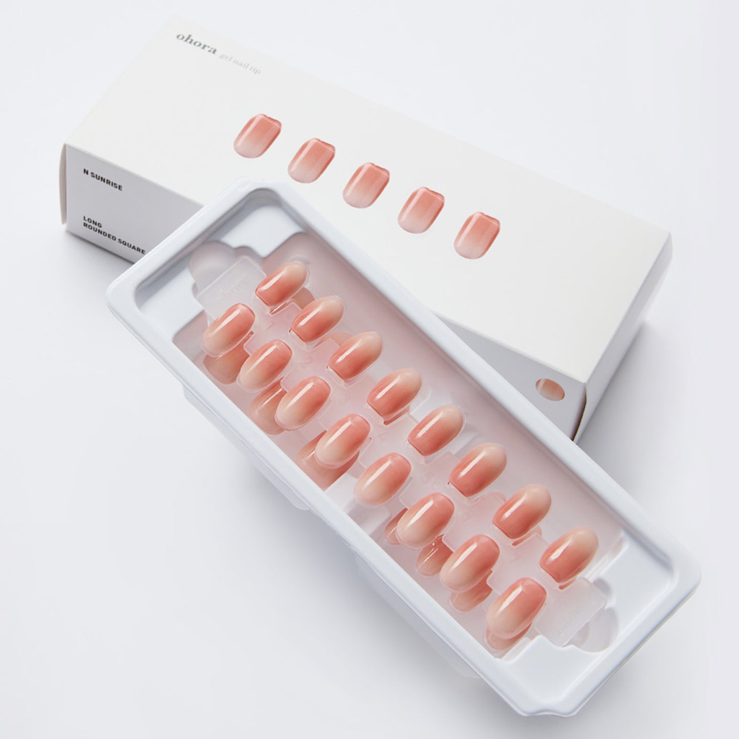 Rose Water Nail (Round Square)