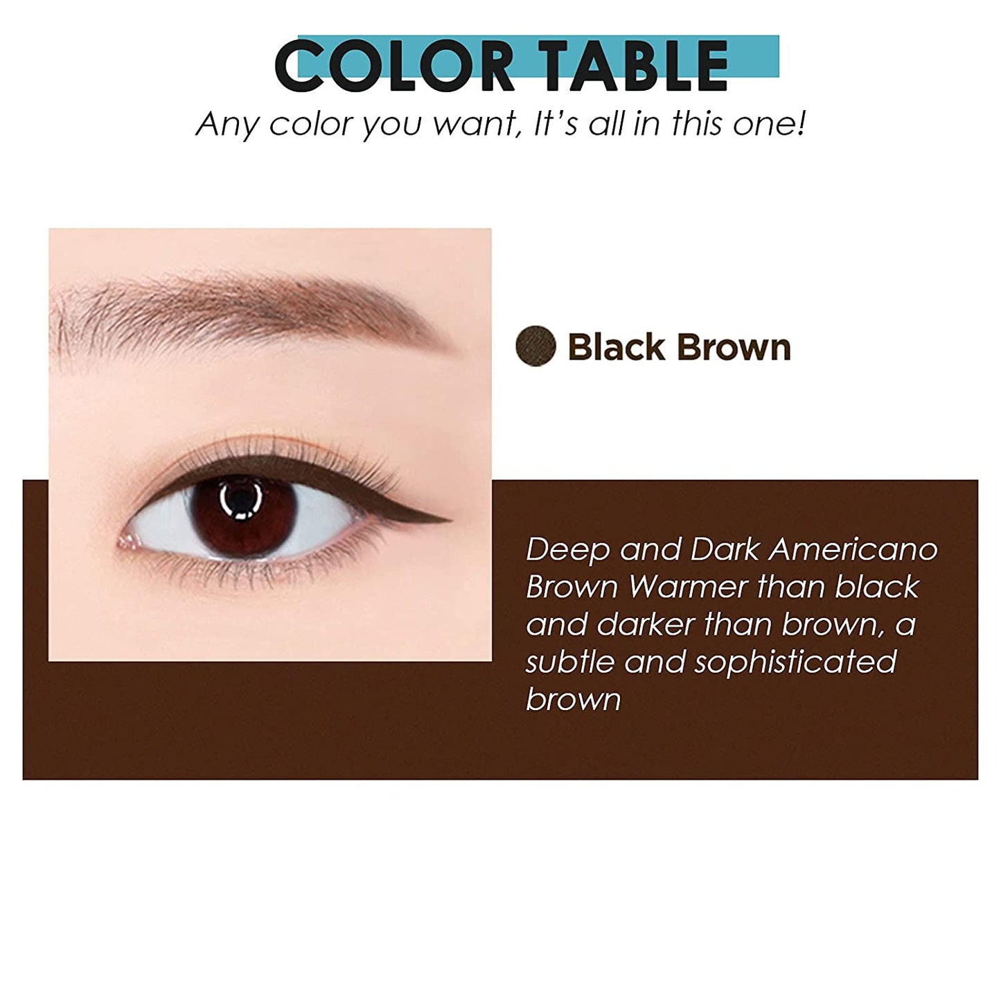 FORENCOS Tattoo All Proof Liquid Eyeliner 4 Types