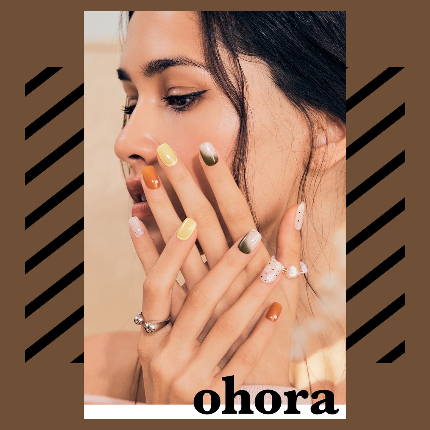 Ohora (N Cozy Nail) 30pcs 16 Basic 14 Point Nail Art Pattern