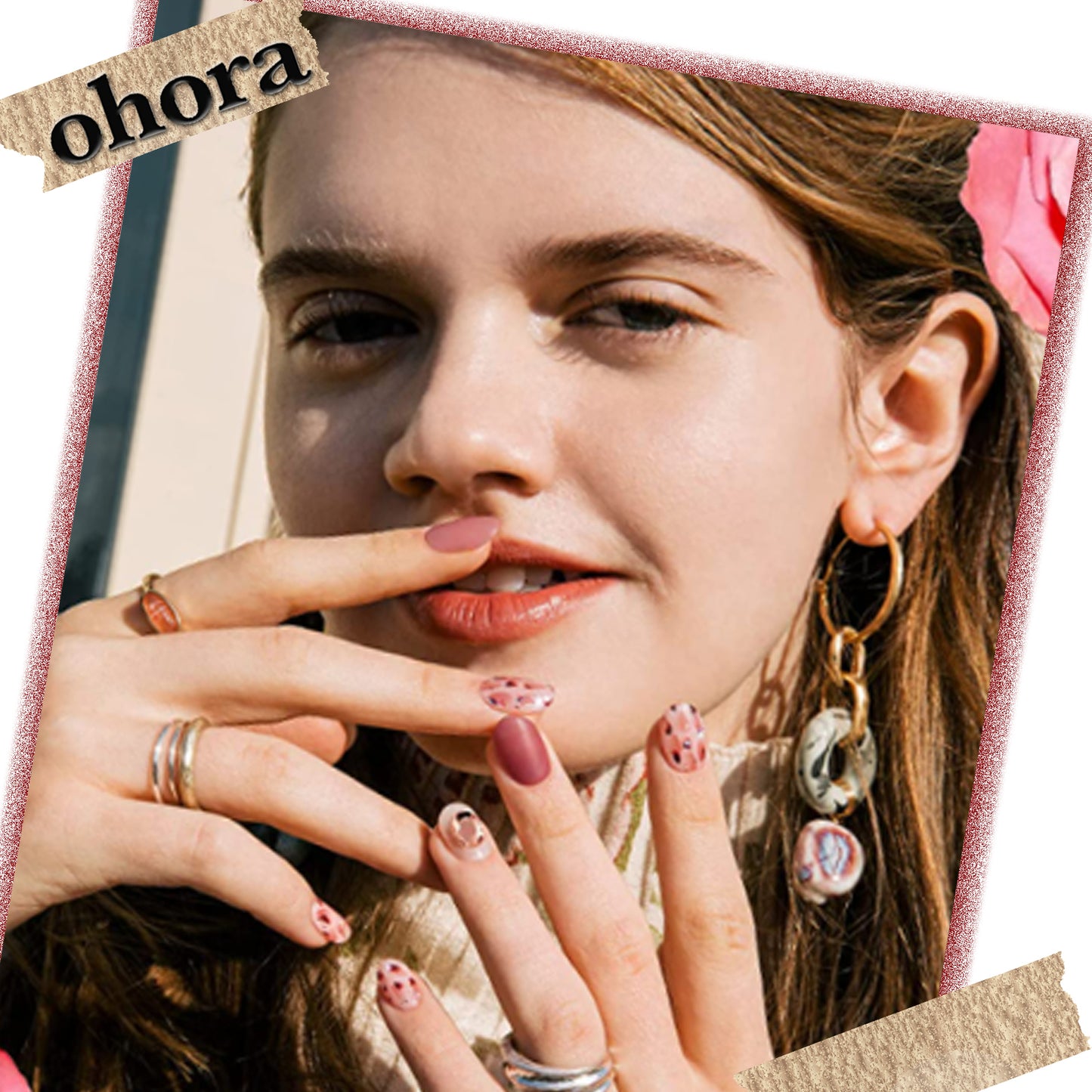 Ohora (N Rose Petal Nails)