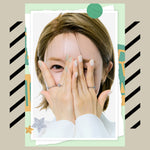 Ohora (N Better Painted Nail) 30pcs 16 Basic 14 Point Nail Art Pattern Sticker Set Semicure Nail