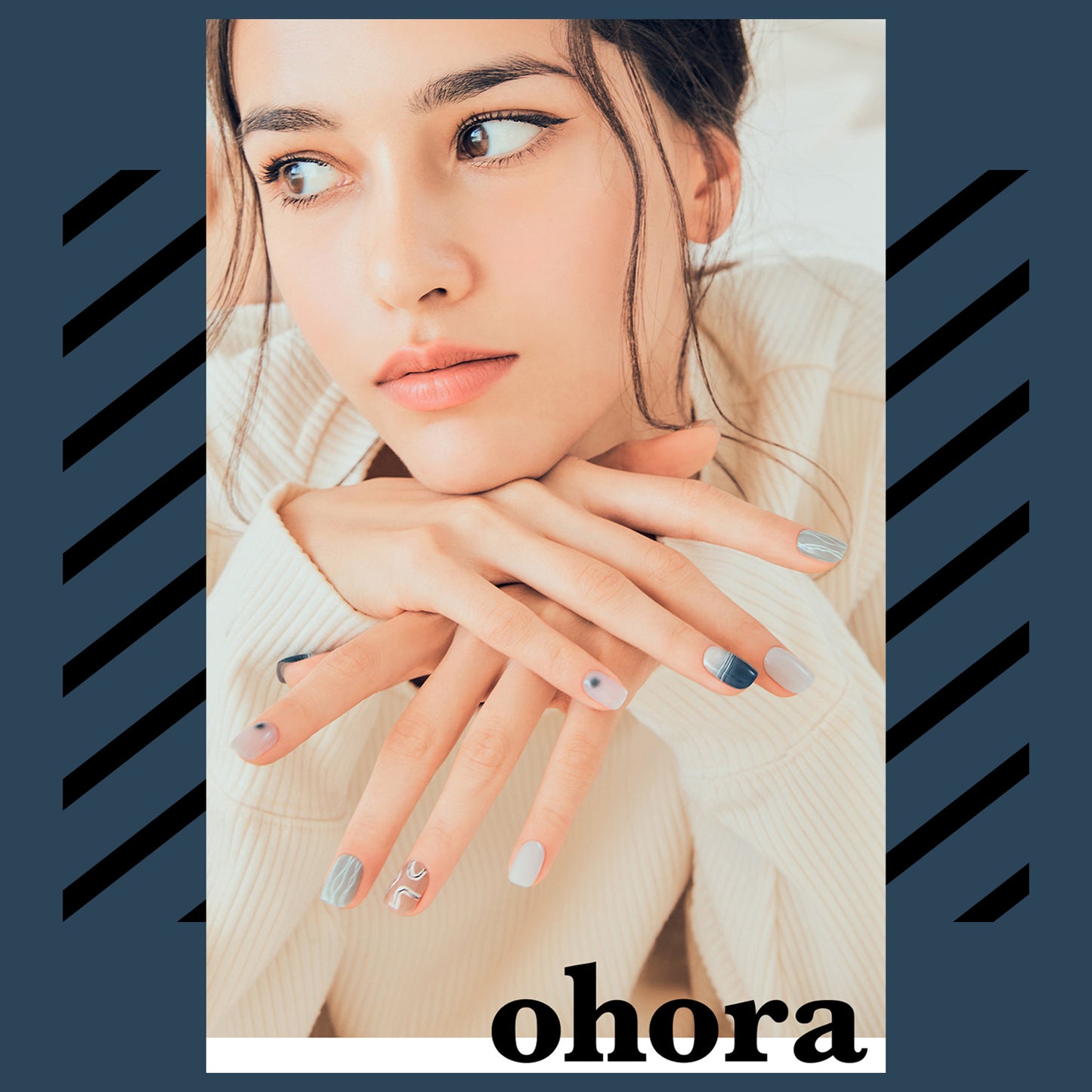 Ohora (N Weaving Nail) 30pcs 16 Basic 14 Point Nail Art Pattern