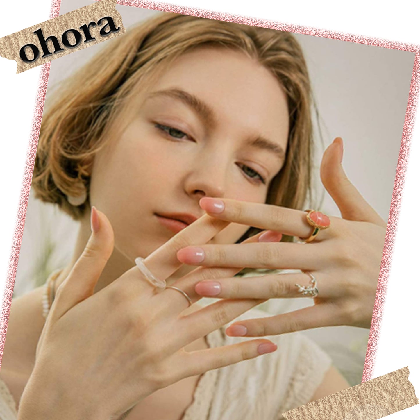 Ohora (N Peach Latte Nail)