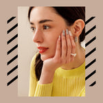 Muzmak ((Coffin) N Kitsch Funky Check Nail) 36pcs Nail Art Pattern Sticker Set Semicure Nail