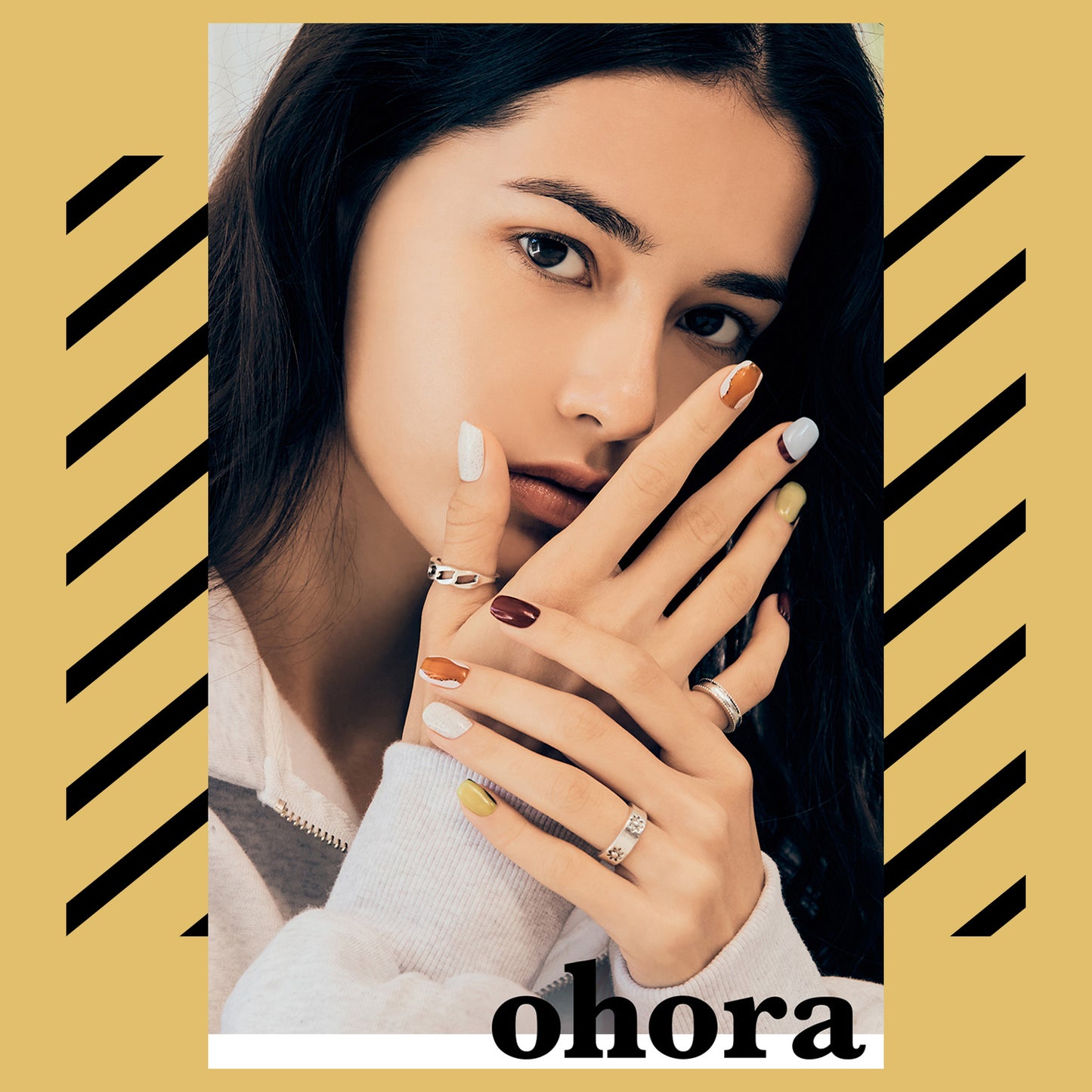 Ohora (N Ensemble Nail) 30pcs 16 Basic 14 Point Nail Art Pattern