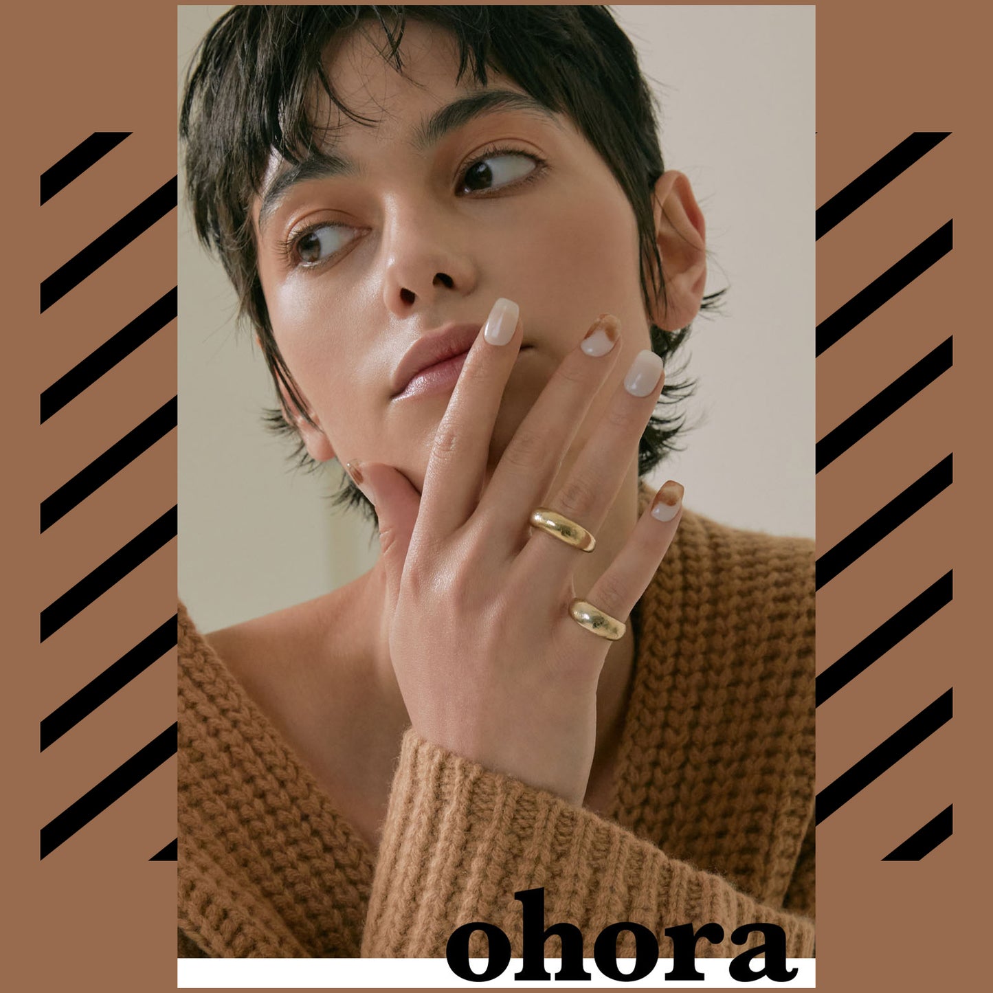 Ohora (N Muted Nail) 30pcs 16 Basic 14 Point Nail