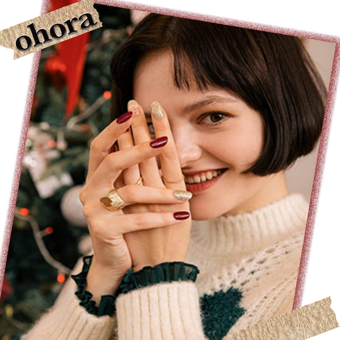 Ohora (N Poinsettia Nails)