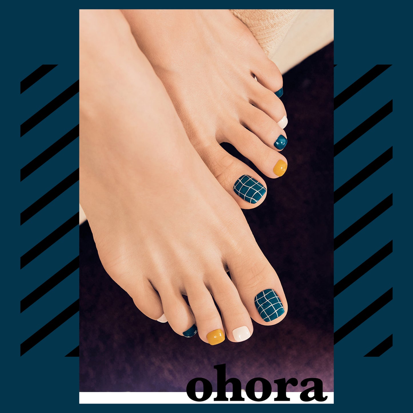 Ohora (P Nouveau Pedi) 32pcs 22 Basic 10 Point Nail Art Pattern