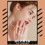 Muzmak ((Short Square) N Sugar Glow Nail) 36pcs Nail Art Pattern Sticker Set Semicure Nail
