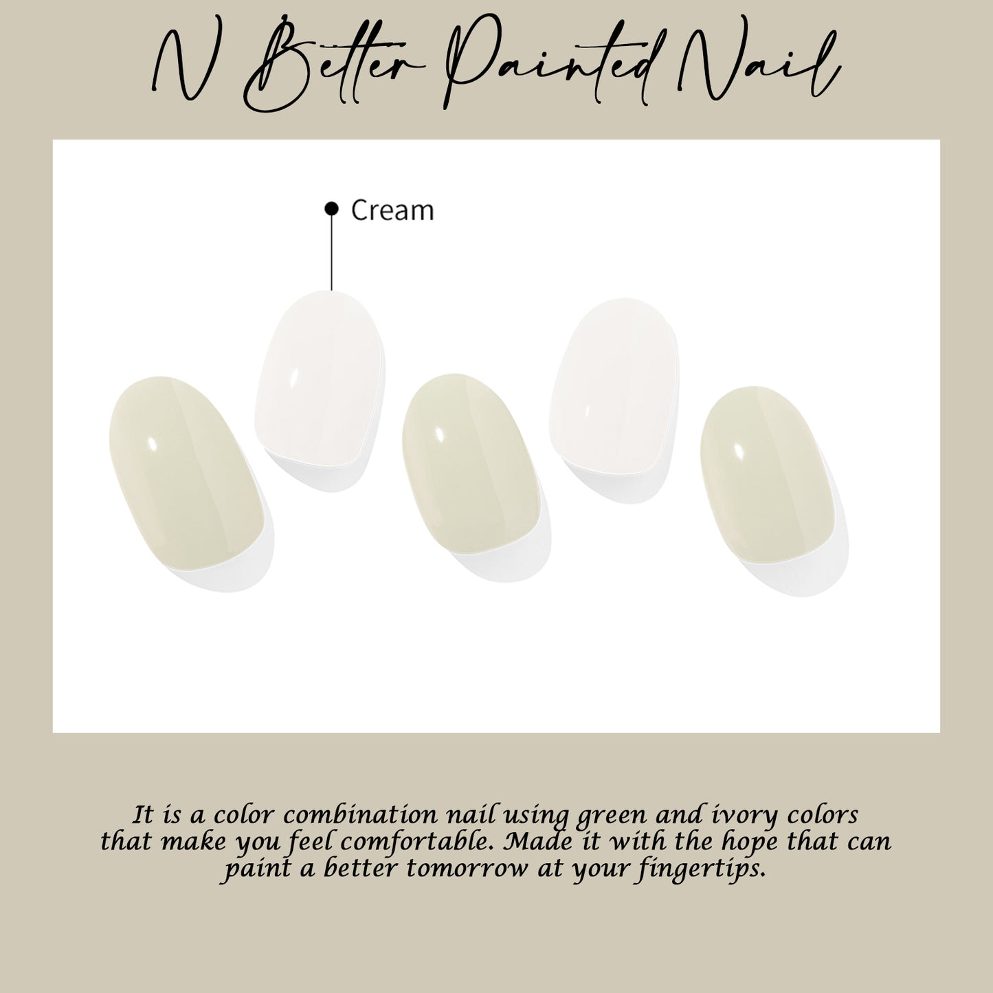 Ohora (N Better Painted Nail) 30pcs 16 Basic 14 Point Nail Art Pattern Sticker Set Semicure Nail