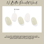Ohora (N Better Painted Nail) 30pcs 16 Basic 14 Point Nail Art Pattern Sticker Set Semicure Nail