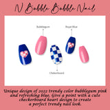 Muzmak (N Bubble Bubble Nail) 36pcs Nail Art Pattern Sticker Set Semicure Nail