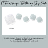 Ohora (P The Twinkling, Flattering Sky Pedi) 32pcs 22 Basic 10 Point Nail Art Pattern Sticker Nail Gel Set Pedicure