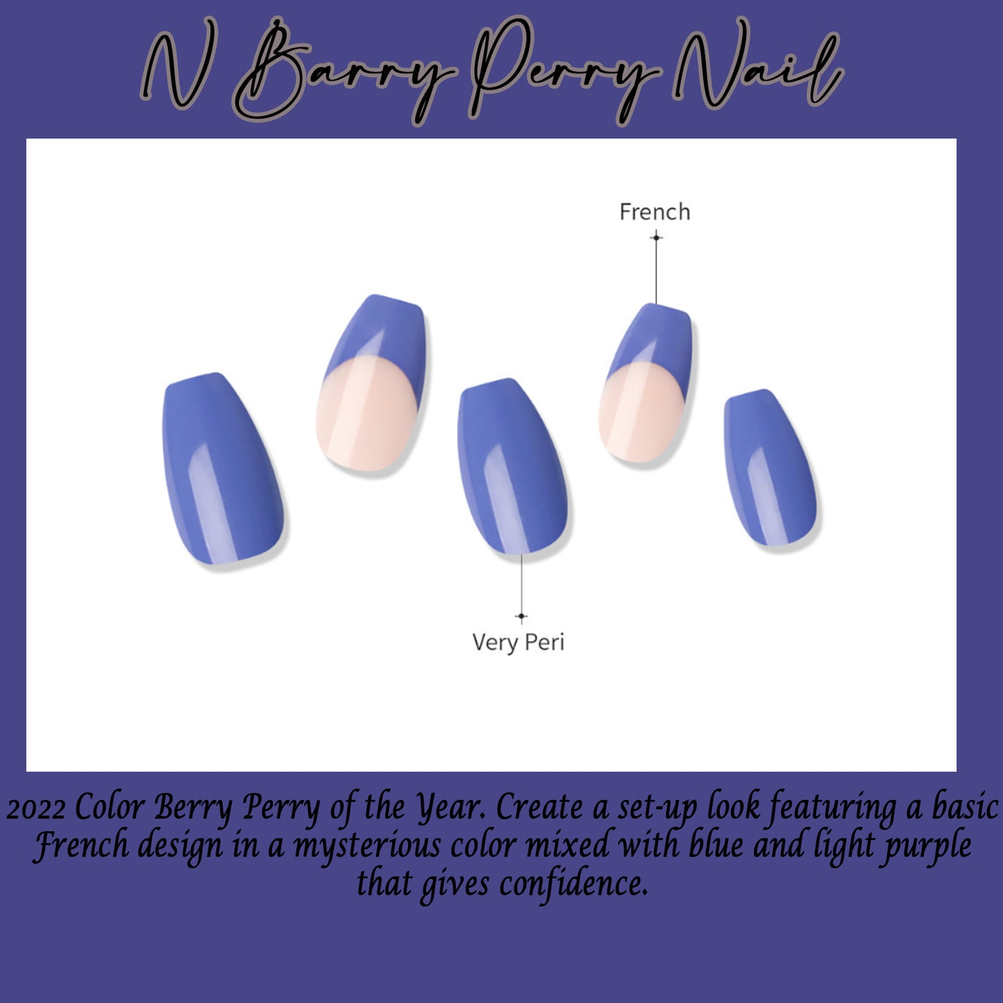 Muzmak (N Barry Perry Nail) 36pcs Nail Art Pattern Sticker Set Semicure Nail