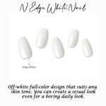 Muzmak (N Edge White Nail) 36pcs Nail Art Pattern Sticker Set Semicure Nail