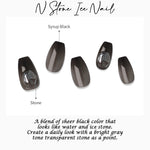 Muzmak ((Coffin) N Stone IceNail) 36pcs Nail Art Pattern Sticker Set Semicure Nail