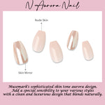 Muzmak ((Coffin) N Aurora Nail) 36pcs Nail Art Pattern Sticker Set Semicure Nail