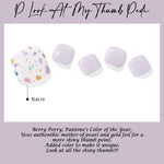Ohora (P Look At My Thumb Pedi) 32pcs 22 Basic 10 Point Nail Art Pattern Sticker Nail Gel Set Pedicure