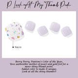 Ohora (P Look At My Thumb Pedi) 32pcs 22 Basic 10 Point Nail Art Pattern Sticker Nail Gel Set Pedicure